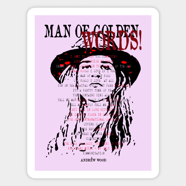 MAN OF GOLDEN WORDS Magnet by RUIN! MUSIC